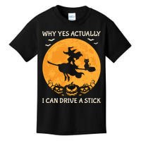 Why Yes Actually I Can Drive A Stick Vintage Kids T-Shirt