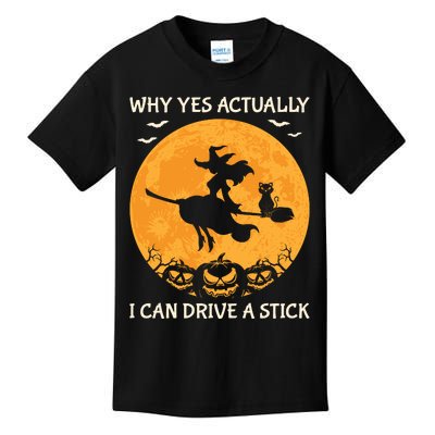 Why Yes Actually I Can Drive A Stick Vintage Kids T-Shirt