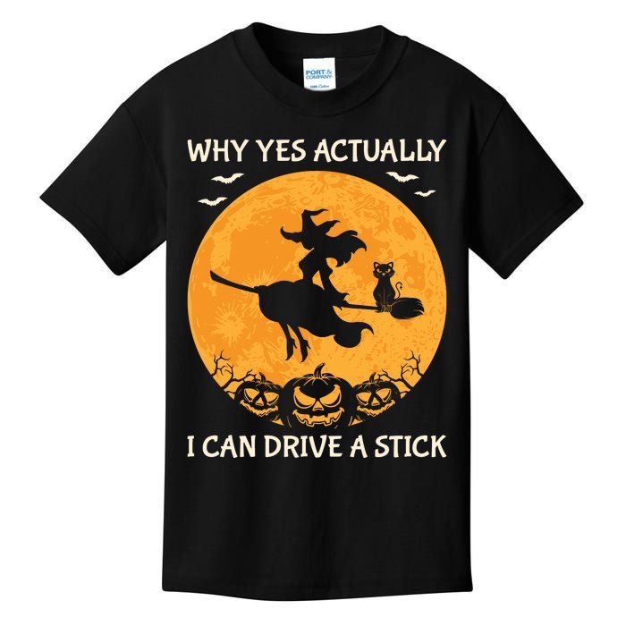 Why Yes Actually I Can Drive A Stick Vintage Kids T-Shirt