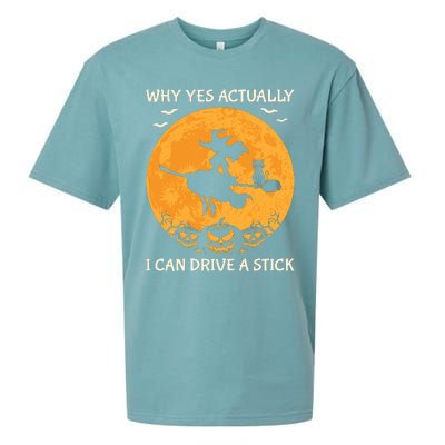 Why Yes Actually I Can Drive A Stick Vintage Sueded Cloud Jersey T-Shirt