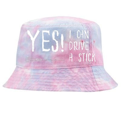 Why Yes Actually I Can Drive A Stick Tie-Dyed Bucket Hat