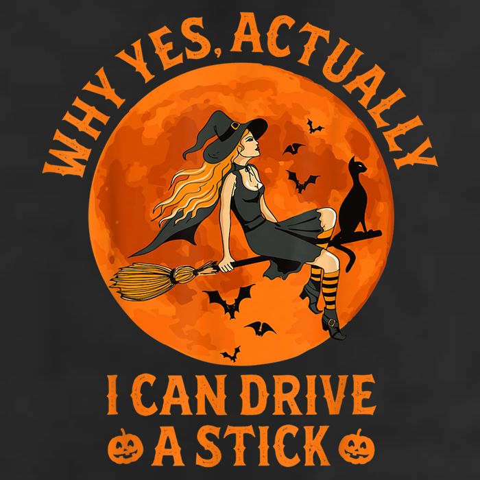 Why Yes Actually I Can Drive A Stick Funny Witch Costume Tumbler