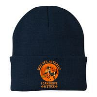 Why Yes Actually I Can Drive A Stick Funny Witch Costume Beanie
