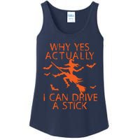 Why Yes Actually I Can Drive A Stick Halloween Ladies Essential Tank