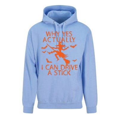 Why Yes Actually I Can Drive A Stick Halloween Unisex Surf Hoodie