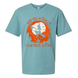 Why Yes Actually I Can Drive A Stick Halloween Costume Sueded Cloud Jersey T-Shirt