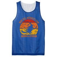 Why Yes Actually I Can Drive A Stick Funny Halloween Witch Meaningful Gift Mesh Reversible Basketball Jersey Tank