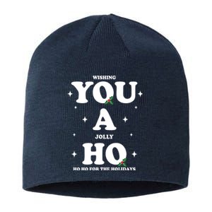 Wishing You A Jolly Ho Ho Ho For The Holidays Sustainable Beanie