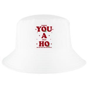 Wishing You A Jolly Ho Ho Ho For The Holidays Cool Comfort Performance Bucket Hat