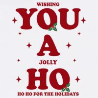 Wishing You A Jolly Ho Ho Ho For The Holidays Cooling Performance Crew T-Shirt