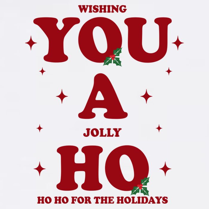 Wishing You A Jolly Ho Ho Ho For The Holidays Cooling Performance Crew T-Shirt