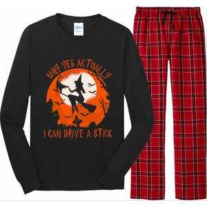 Why Yes Actually I Can Drive A S.tick Halloween Costume Long Sleeve Pajama Set