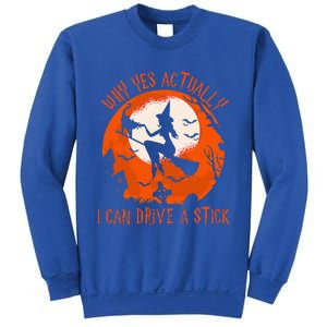 Why Yes Actually I Can Drive A S.tick Halloween Costume Sweatshirt