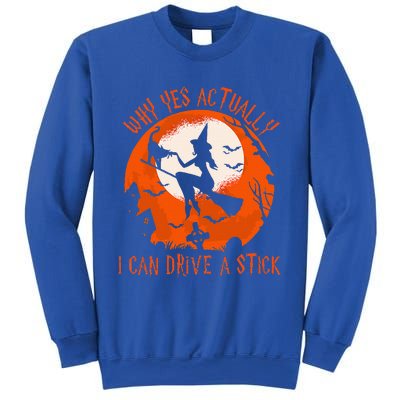 Why Yes Actually I Can Drive A S.tick Halloween Costume Sweatshirt