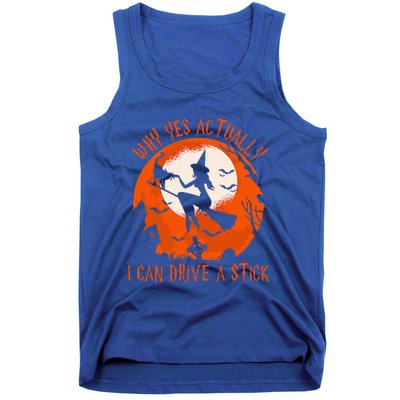 Why Yes Actually I Can Drive A S.tick Halloween Costume Tank Top