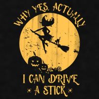 Why Yes Actually I Can Drive A Stick Ladies PosiCharge Tri-Blend Wicking Tank