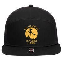 Why Yes Actually I Can Drive A Stick 7 Panel Mesh Trucker Snapback Hat