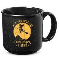 Why Yes Actually I Can Drive A Stick 15oz Campfire Ceramic Mug
