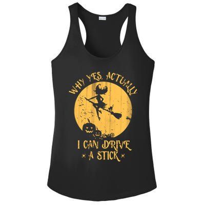 Why Yes Actually I Can Drive A Stick Ladies PosiCharge Competitor Racerback Tank
