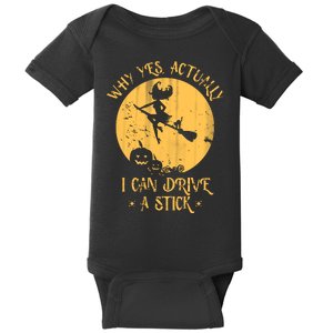 Why Yes Actually I Can Drive A Stick Baby Bodysuit