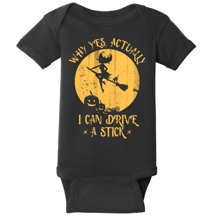 Why Yes Actually I Can Drive A Stick Baby Bodysuit