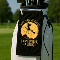 Why Yes Actually I Can Drive A Stick Golf Towel