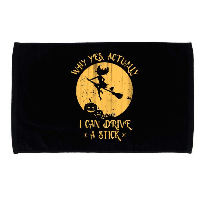 Why Yes Actually I Can Drive A Stick Microfiber Hand Towel