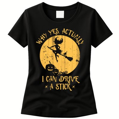 Why Yes Actually I Can Drive A Stick Womens T-Shirt