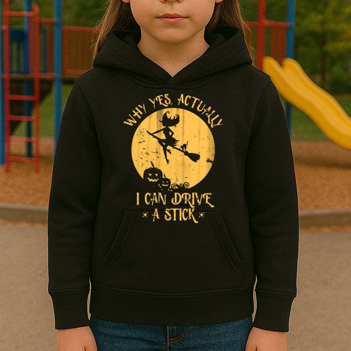 Why Yes Actually I Can Drive A Stick Kids Hoodie