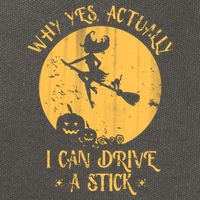 Why Yes Actually I Can Drive A Stick Cotton Canvas Backpack