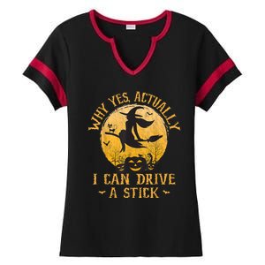 Why Yes Actually I Can Drive A Stick Ladies Halftime Notch Neck Tee