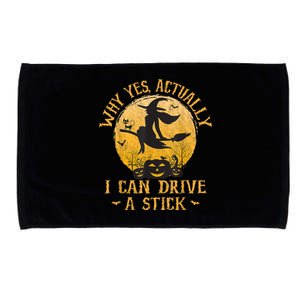 Why Yes Actually I Can Drive A Stick Microfiber Hand Towel