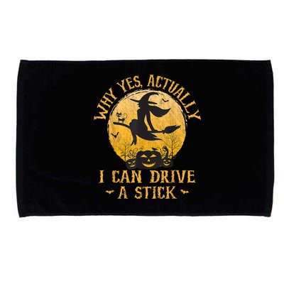 Why Yes Actually I Can Drive A Stick Microfiber Hand Towel