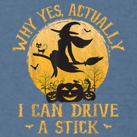Why Yes Actually I Can Drive A Stick Garment-Dyed Sweatshirt