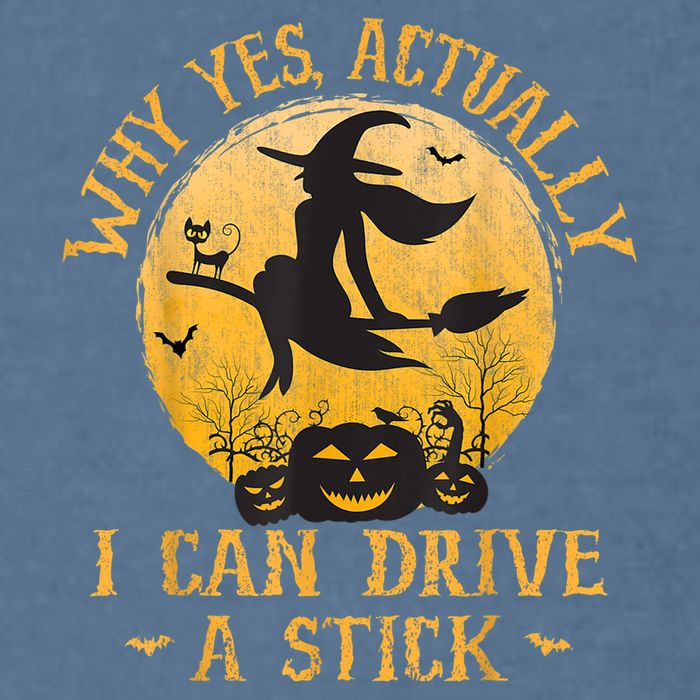 Why Yes Actually I Can Drive A Stick Garment-Dyed Sweatshirt