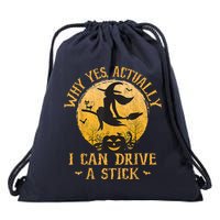Why Yes Actually I Can Drive A Stick Drawstring Bag
