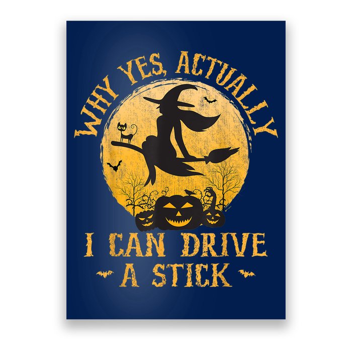 Why Yes Actually I Can Drive A Stick Poster