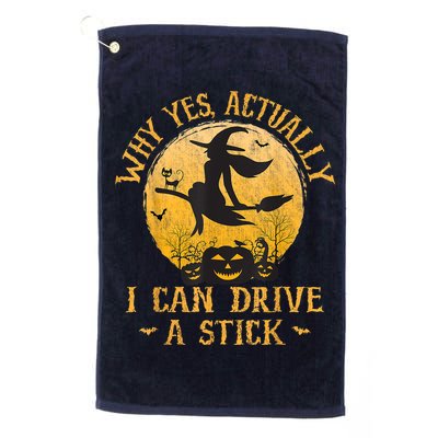 Why Yes Actually I Can Drive A Stick Golf Towel