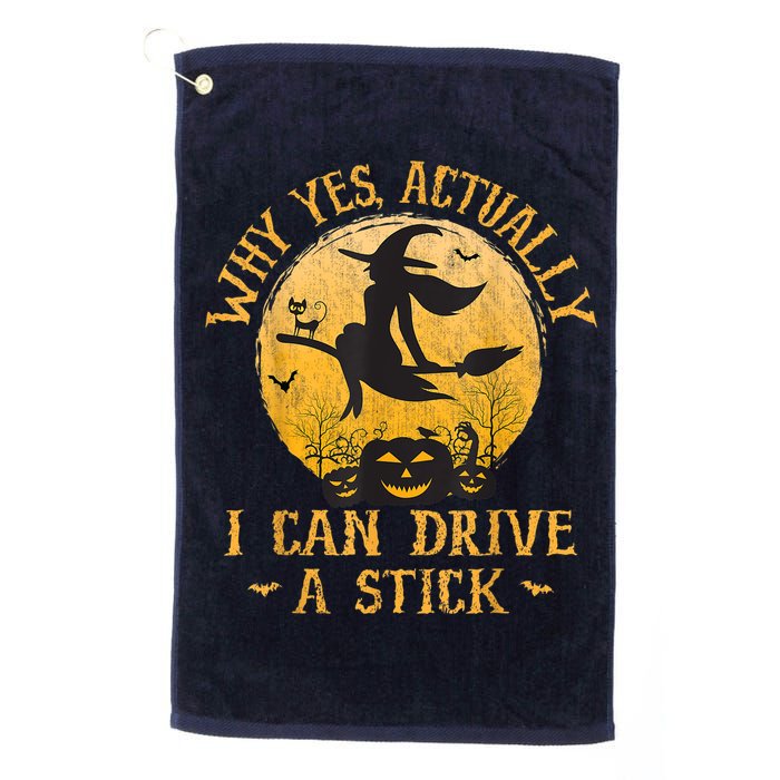 Why Yes Actually I Can Drive A Stick Golf Towel