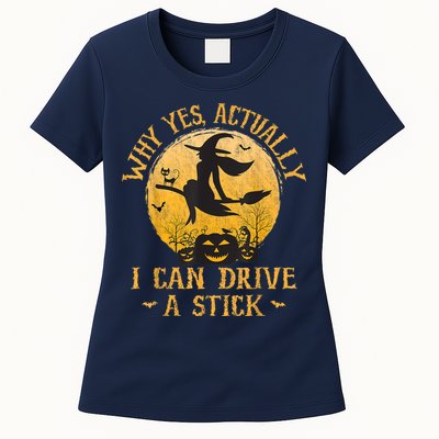 Why Yes Actually I Can Drive A Stick Womens T-Shirt