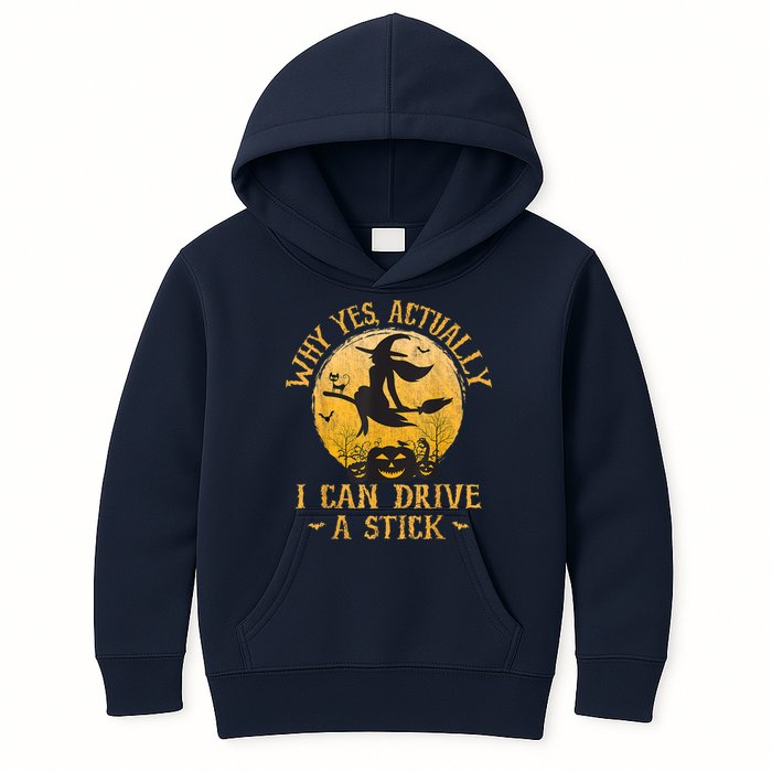Why Yes Actually I Can Drive A Stick Kids Hoodie