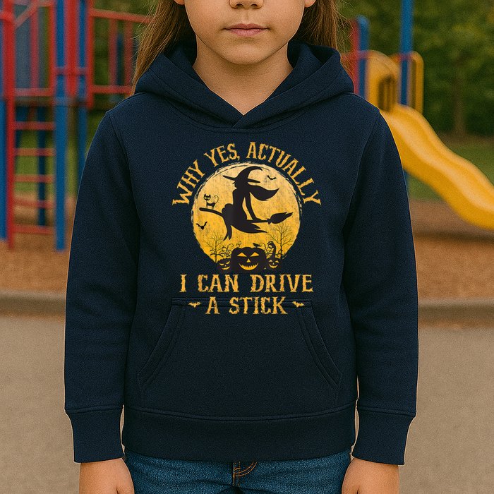 Why Yes Actually I Can Drive A Stick Kids Hoodie