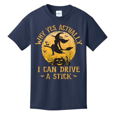 Why Yes Actually I Can Drive A Stick Kids T-Shirt