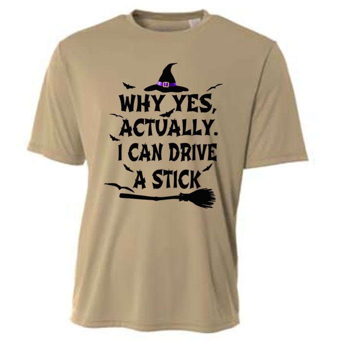 Why Yes Actually I Can Drive A Stick Halloween Costume Cooling Performance Crew T-Shirt