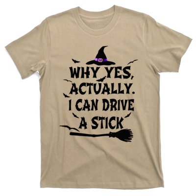 Why Yes Actually I Can Drive A Stick Halloween Costume T-Shirt