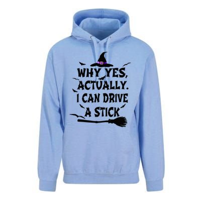 Why Yes Actually I Can Drive A Stick Halloween Costume Unisex Surf Hoodie