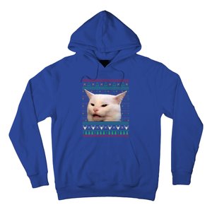 Wo Yelling At A Cat Ugly Xgiftmas Sweaters Funny Meme Dress Cute Gift Hoodie