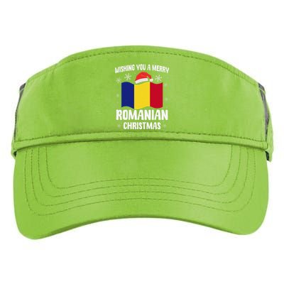 Wishing You A Merry Romanian Christmas Xmas Romania Adult Drive Performance Visor