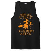 Why Yes Actually I Can Drive A Stick Halloween Witch & Cat PosiCharge Competitor Tank