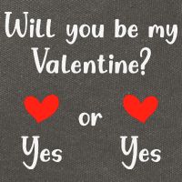 Will You Be My Valantine Yes Or Yes Valentines Day Cotton Canvas Backpack